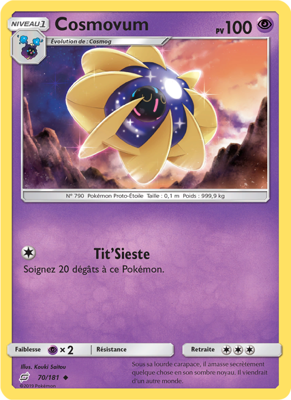 Cosmovum 70 — Team Up (French Pokémon TCG card)