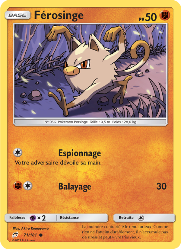 Férosinge 71 — Team Up (French Pokémon TCG card)
