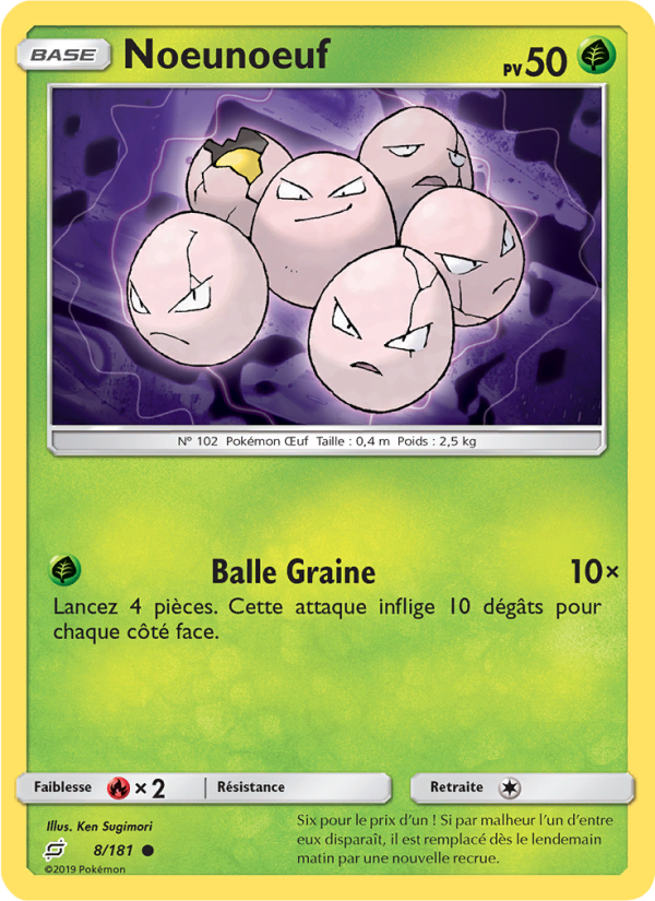 Noeunoeuf 8 — Team Up (French Pokémon TCG card)