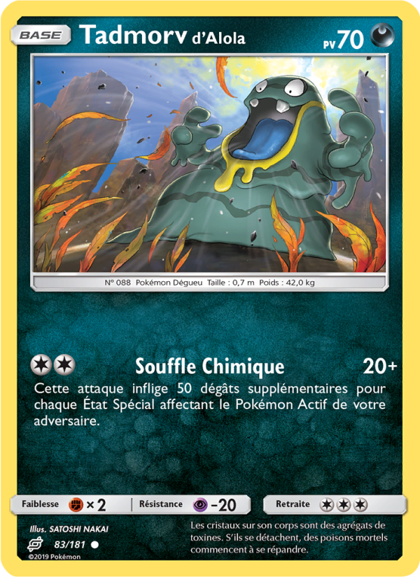 Tadmorv d’Alola 83 — Team Up (French Pokémon TCG card)