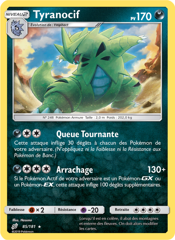 Tyranocif 85 — Team Up (French Pokémon TCG card)