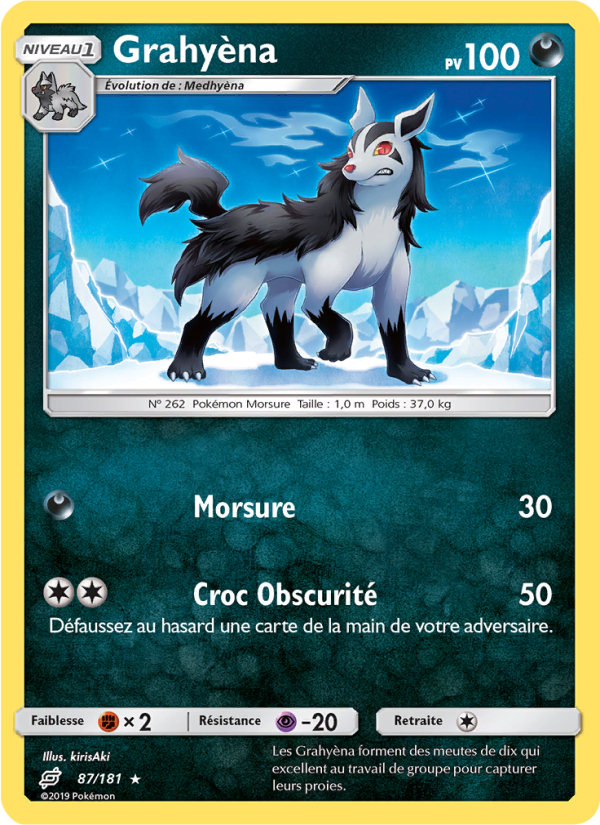 Grahyèna 87 — Team Up (French Pokémon TCG card)