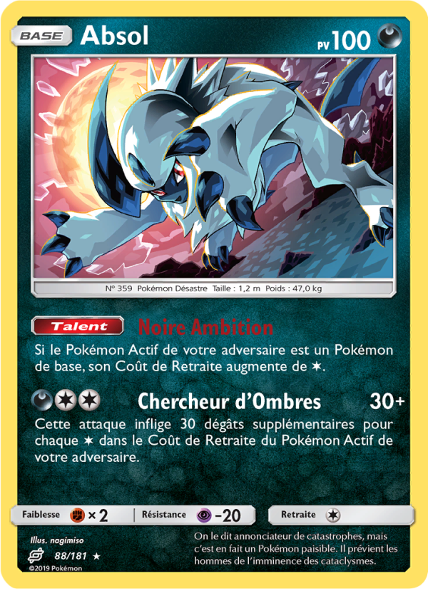 Absol 88 — Team Up (French Pokémon TCG card)