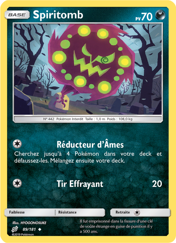 Spiritomb 89 — Team Up (French Pokémon TCG card)