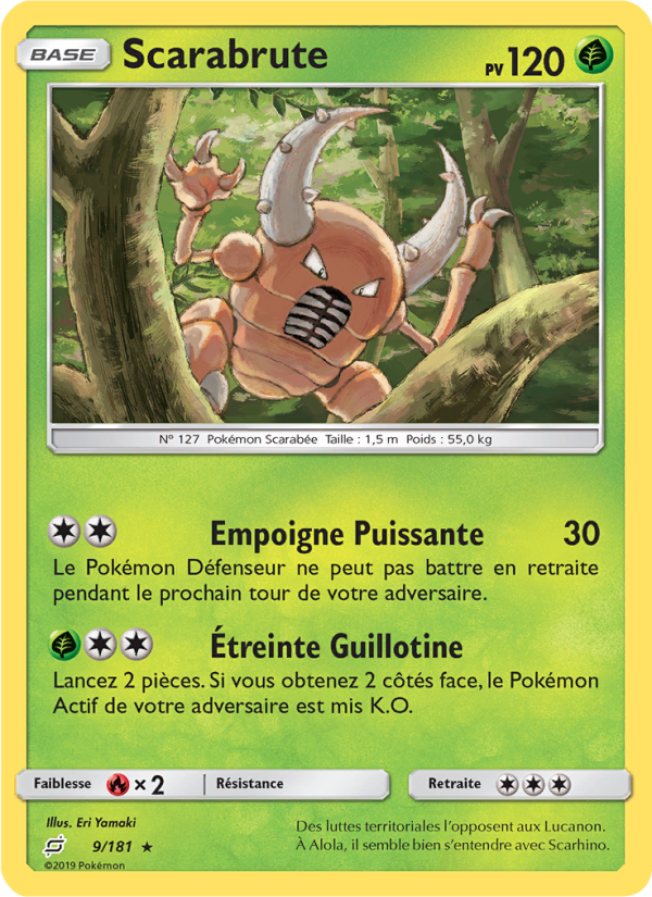 Scarabrute 9 — Team Up (French Pokémon TCG card)
