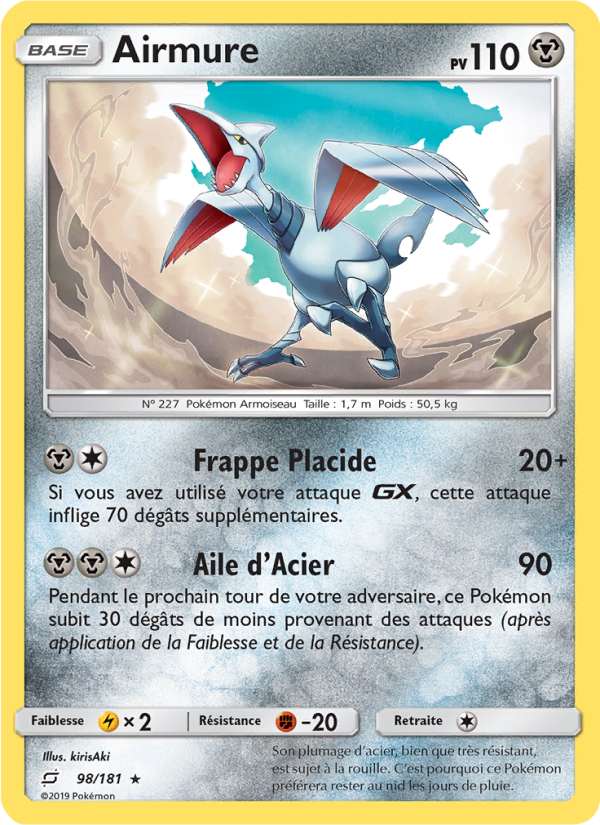 Airmure 98 — Team Up (French Pokémon TCG card)