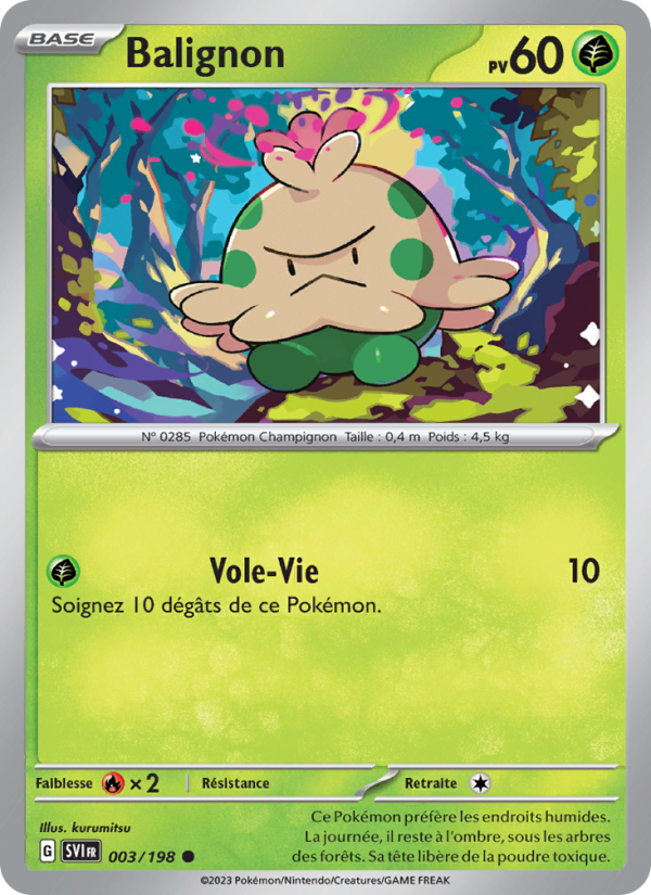 Balignon 003 — Scarlet & Violet (French Pokémon TCG card)