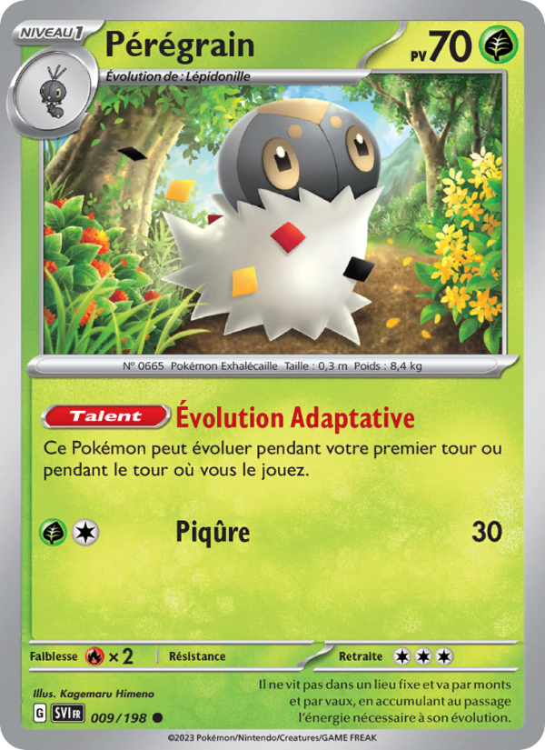 Pérégrain 009 — Scarlet & Violet (French Pokémon TCG card)