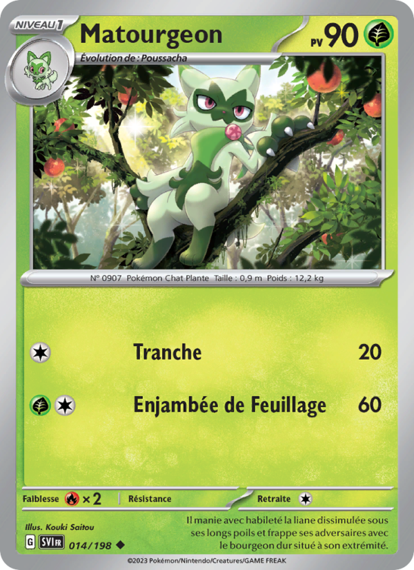 Matourgeon 014 — Scarlet & Violet (French Pokémon TCG card)