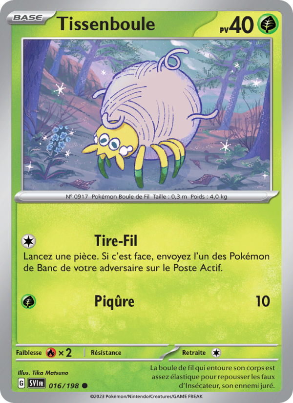 Tissenboule 016 — Scarlet & Violet (French Pokémon TCG card)