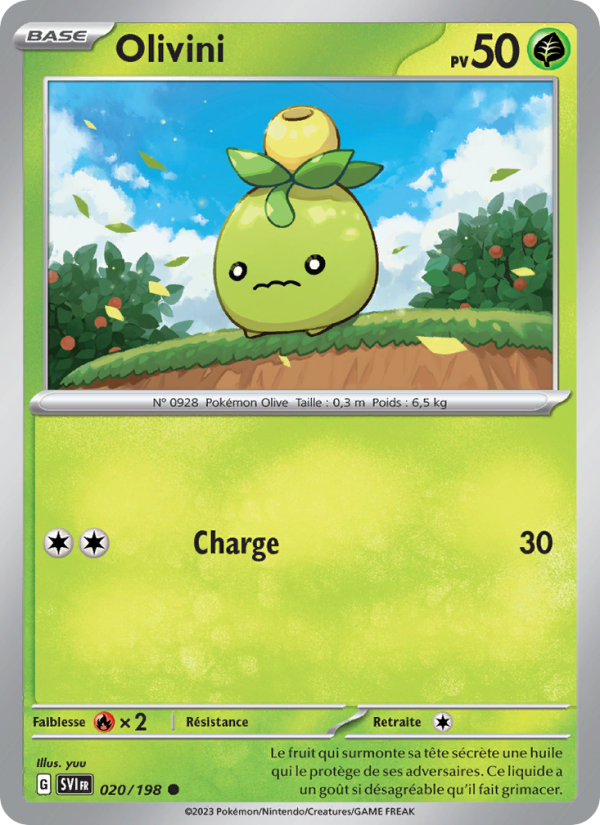 Olivini 020 — Scarlet & Violet (French Pokémon TCG card)
