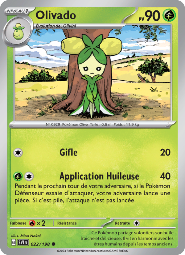 Olivado 022 — Scarlet & Violet (French Pokémon TCG card)