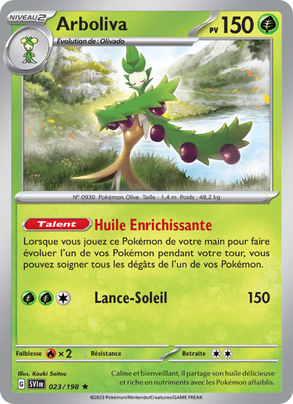 Arboliva 023 — Scarlet & Violet (French Pokémon TCG card)