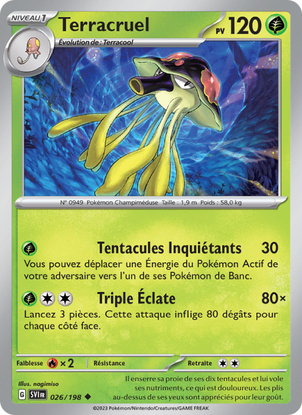 Terracruel 026 — Scarlet & Violet (French Pokémon TCG card)