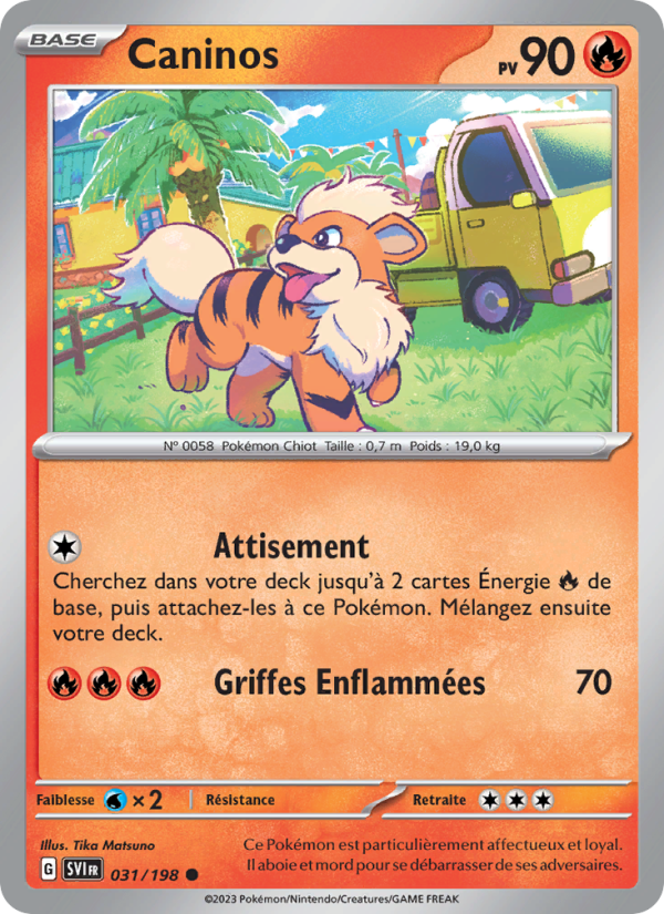 Caninos 031 — Scarlet & Violet (French Pokémon TCG card)