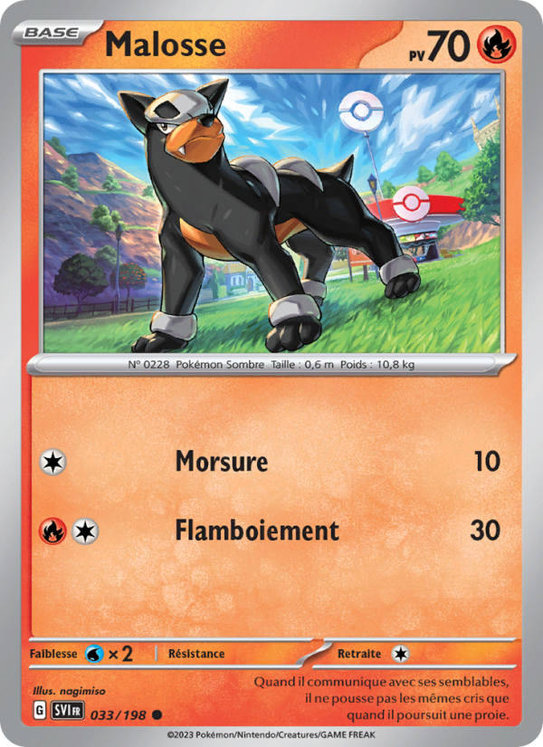 Malosse 033 — Scarlet & Violet (French Pokémon TCG card)