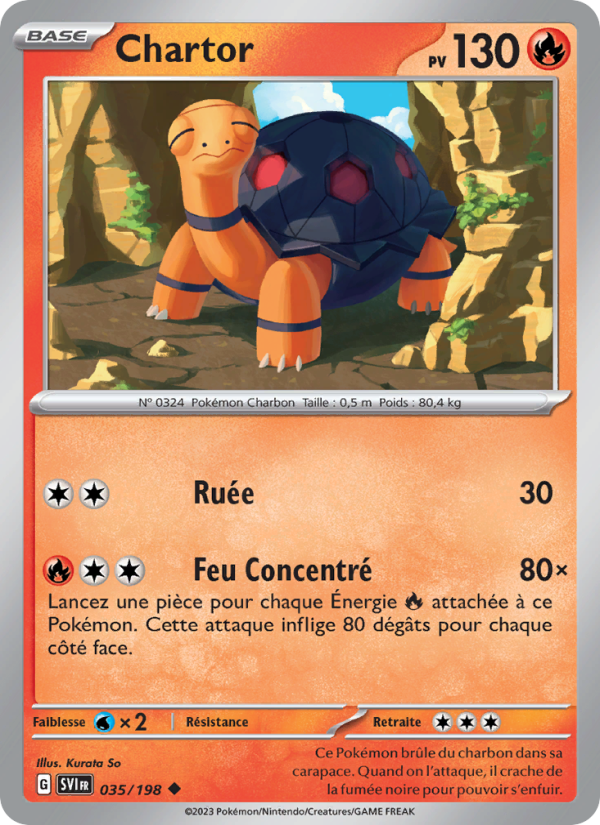 Chartor 035 — Scarlet & Violet (French Pokémon TCG card)