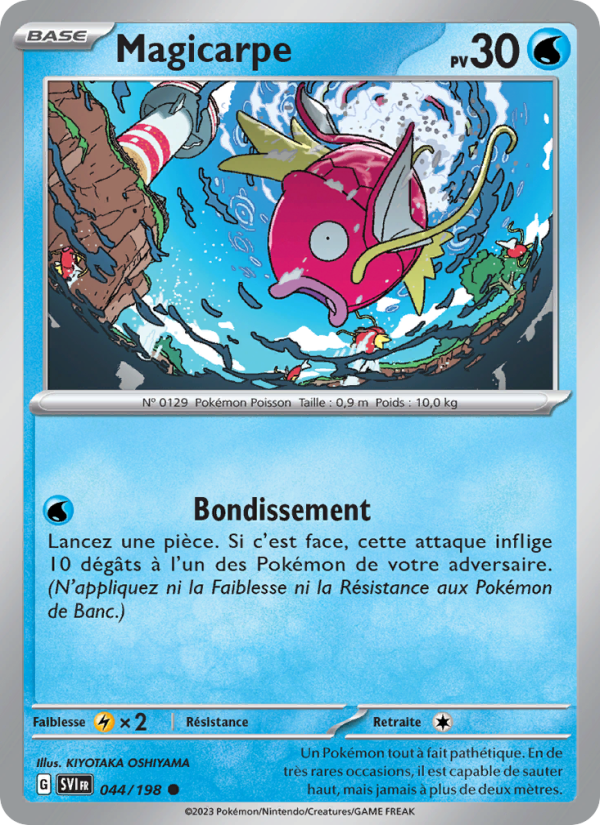 Magicarpe 044 — Scarlet & Violet (French Pokémon TCG card)