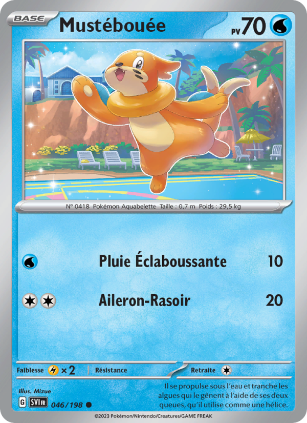 Mustébouée 046 — Scarlet & Violet (French Pokémon TCG card)