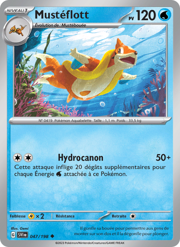 Mustéflott 047 — Scarlet & Violet (French Pokémon TCG card)