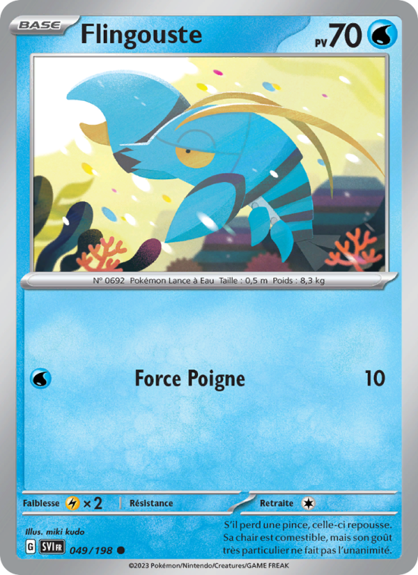 Flingouste 049 — Scarlet & Violet (French Pokémon TCG card)
