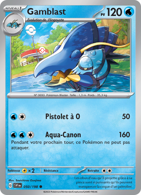 Gamblast 050 — Scarlet & Violet (French Pokémon TCG card)