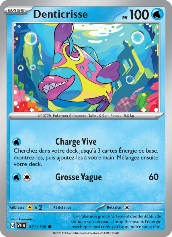 Denticrisse 051 — Scarlet & Violet (French Pokémon TCG card)