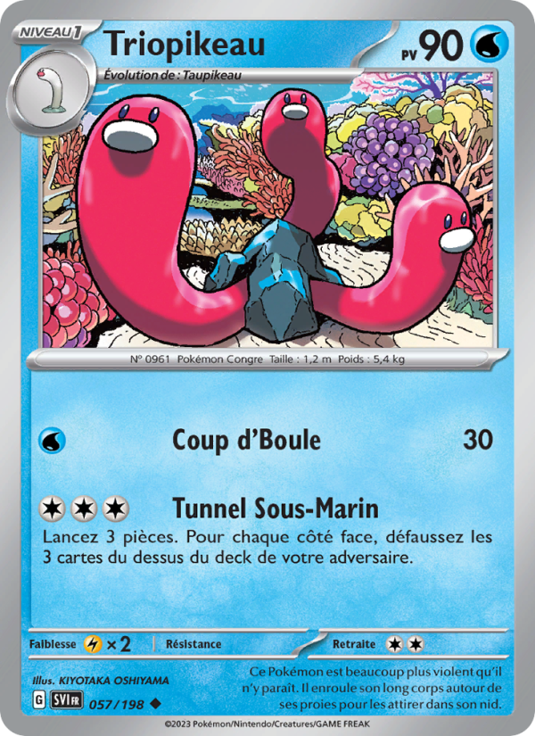 Triopikeau 057 — Scarlet & Violet (French Pokémon TCG card)