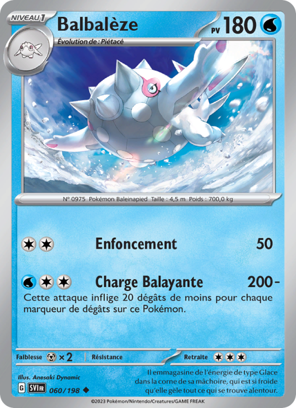 Balbalèze 060 — Scarlet & Violet (French Pokémon TCG card)