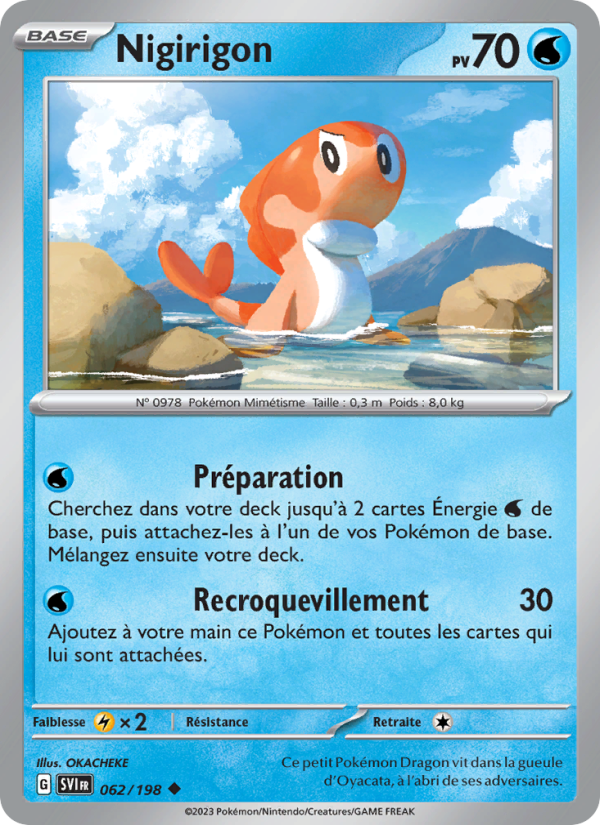 Nigirigon 062 — Scarlet & Violet (French Pokémon TCG card)