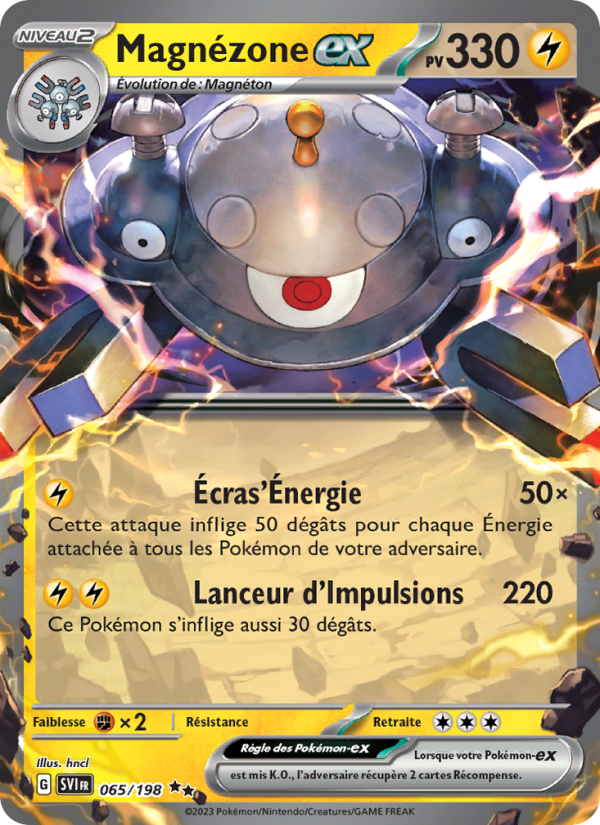 Magnézone-ex 065 — Scarlet & Violet (French Pokémon TCG card)