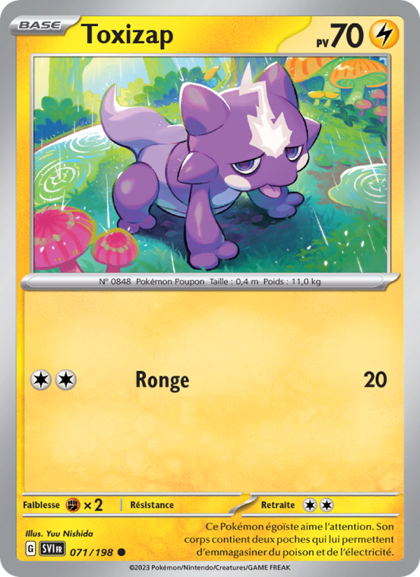 Toxizap 071 — Scarlet & Violet (French Pokémon TCG card)