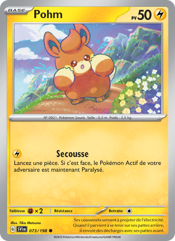 Pohm 073 — Scarlet & Violet (French Pokémon TCG card)