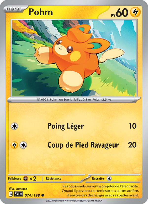 Pohm 074 — Scarlet & Violet (French Pokémon TCG card)