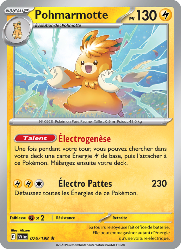 Pohmarmotte 076 — Scarlet & Violet (French Pokémon TCG card)