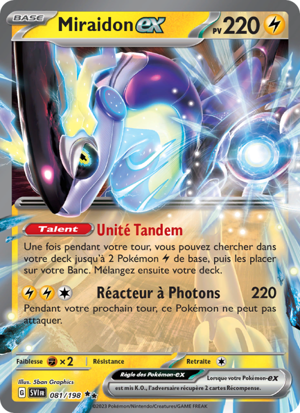 Miraidon-ex 081 — Scarlet & Violet (French Pokémon TCG card)