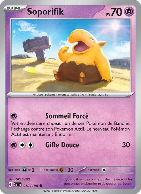 Soporifik 082 — Scarlet & Violet (French Pokémon TCG card)