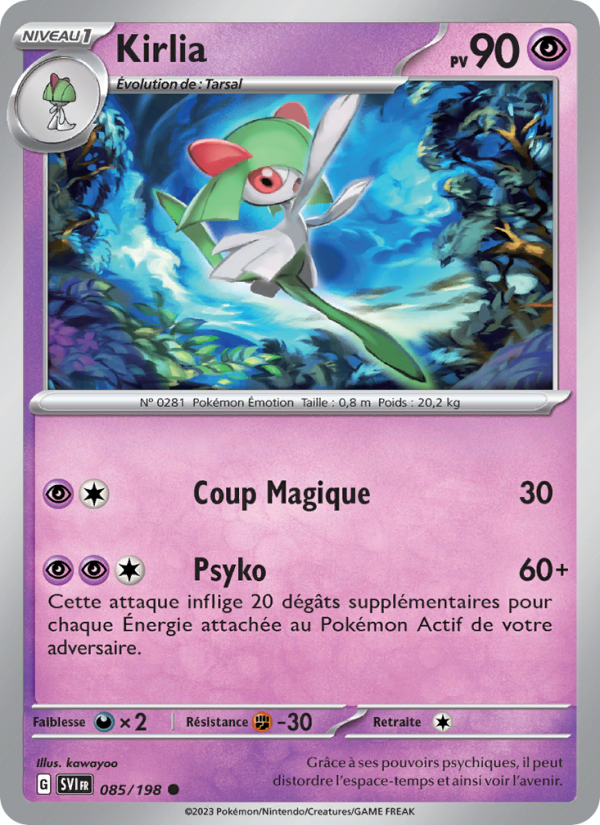 Kirlia 085 — Scarlet & Violet (French Pokémon TCG card)