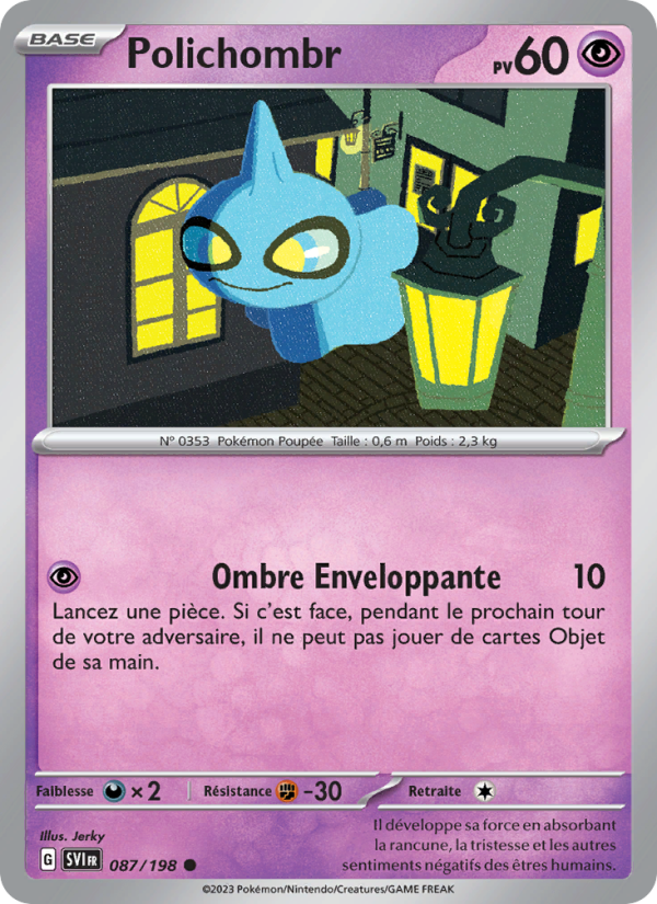 Polichombr 087 — Scarlet & Violet (French Pokémon TCG card)