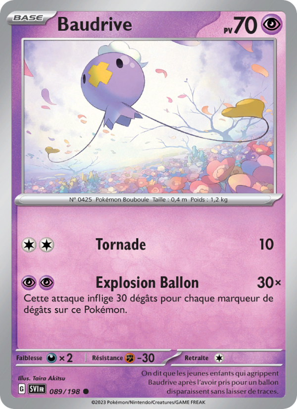 Baudrive 089 — Scarlet & Violet (French Pokémon TCG card)
