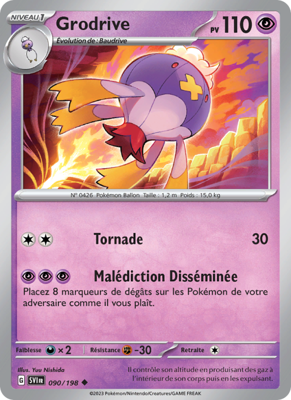 Grodrive 090 — Scarlet & Violet (French Pokémon TCG card)