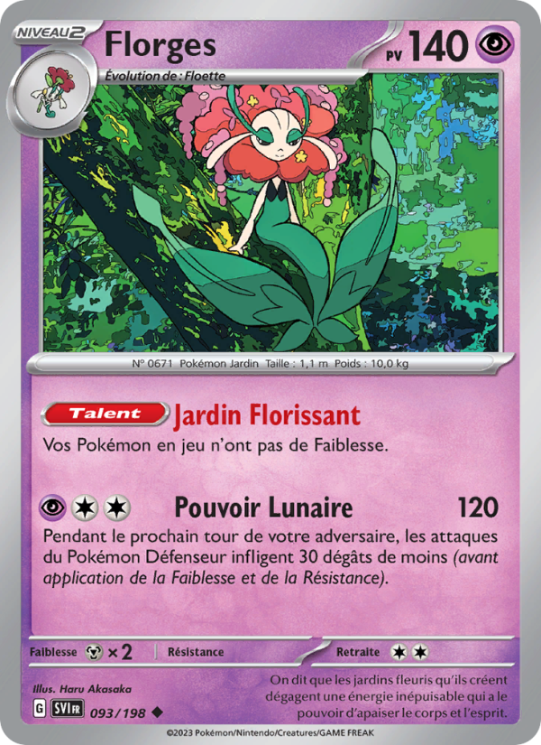 Florges 093 — Scarlet & Violet (French Pokémon TCG card)
