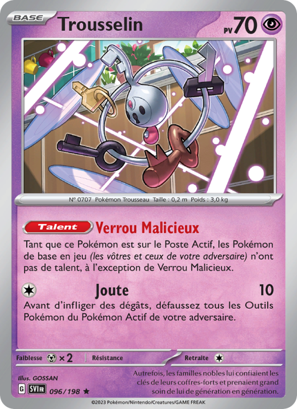Trousselin 096 — Scarlet & Violet (French Pokémon TCG card)