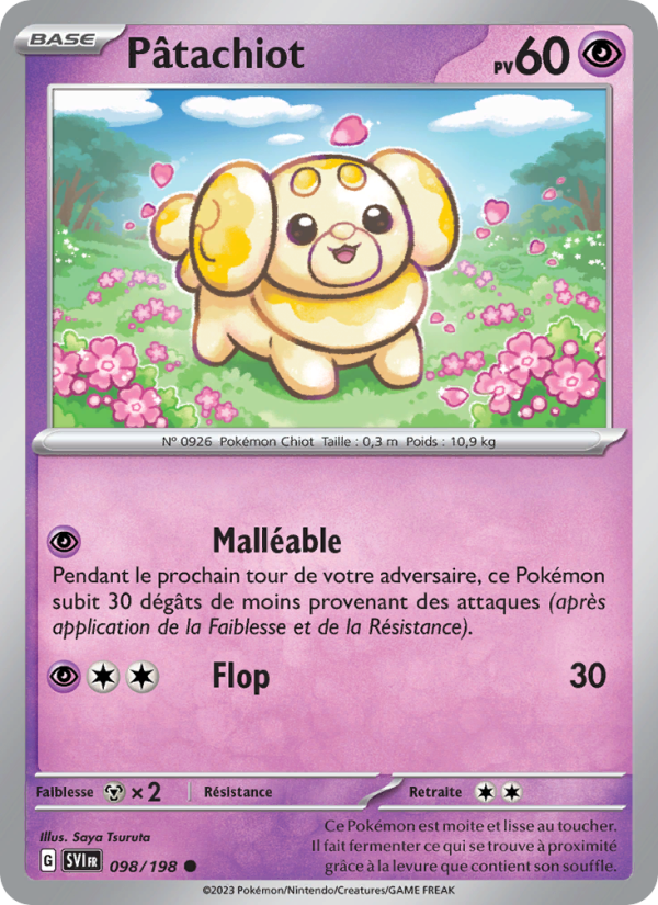 Pâtachiot 098 — Scarlet & Violet (French Pokémon TCG card)