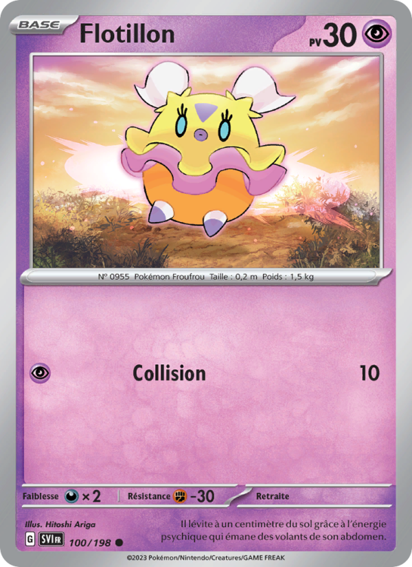 Flotillon 100 — Scarlet & Violet (French Pokémon TCG card)