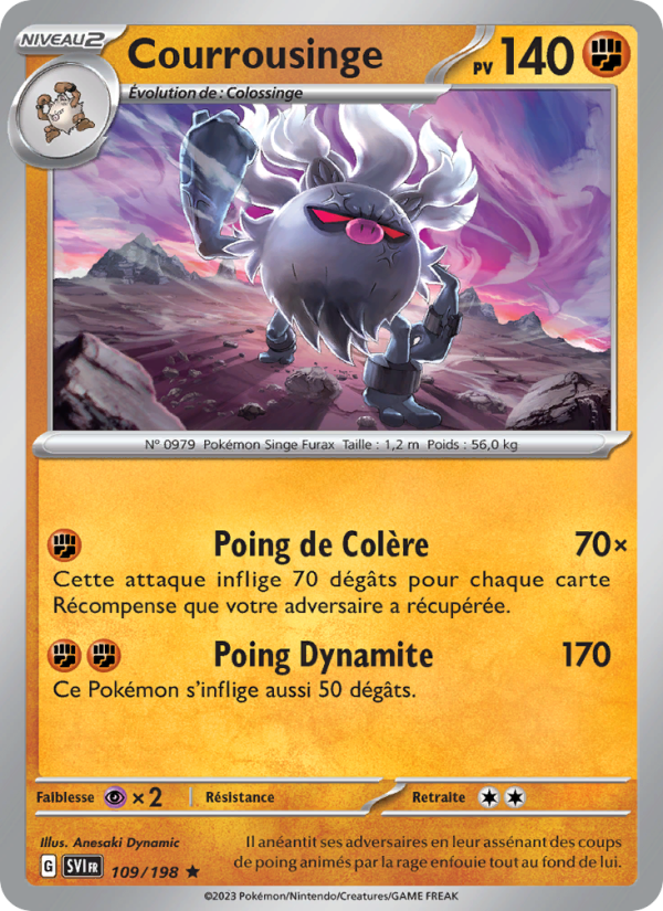 Courrousinge 109 — Scarlet & Violet (French Pokémon TCG card)