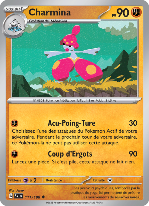 Charmina 111 — Scarlet & Violet (French Pokémon TCG card)
