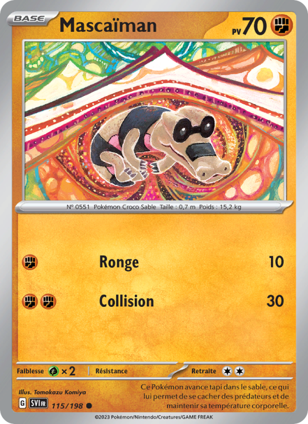 Mascaïman 115 — Scarlet & Violet (French Pokémon TCG card)
