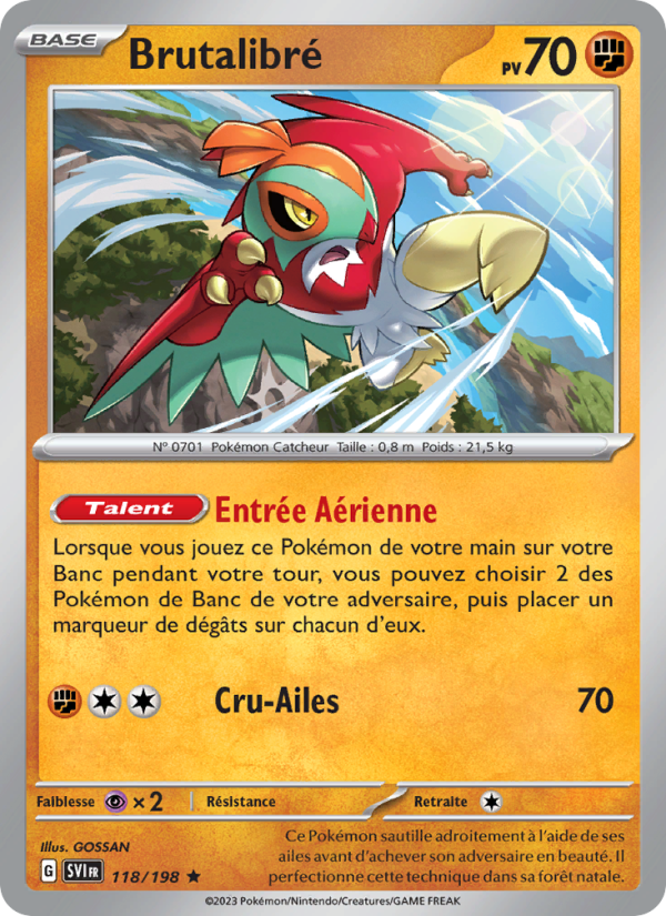 Brutalibré 118 — Scarlet & Violet (French Pokémon TCG card)