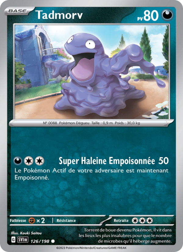 Tadmorv 126 — Scarlet & Violet (French Pokémon TCG card)